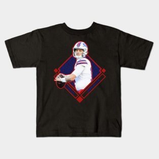 Josh Allen Diamond Style Kids T-Shirt